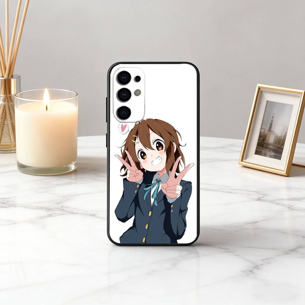 K-K-ON Music Y-Yui H-Hirasawa-yh Phone Case For Samsung S25,S24,S21,S22,S23,S30,Ultra,S20,Plus,Fe,Lite,Note,10,Black Cover