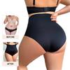 Plus Size Women High Stretch Brief Abdomen Shaping Underwear Sexy Lace Butt Lifter Soft Panties High Waist Shapewear Lingerie