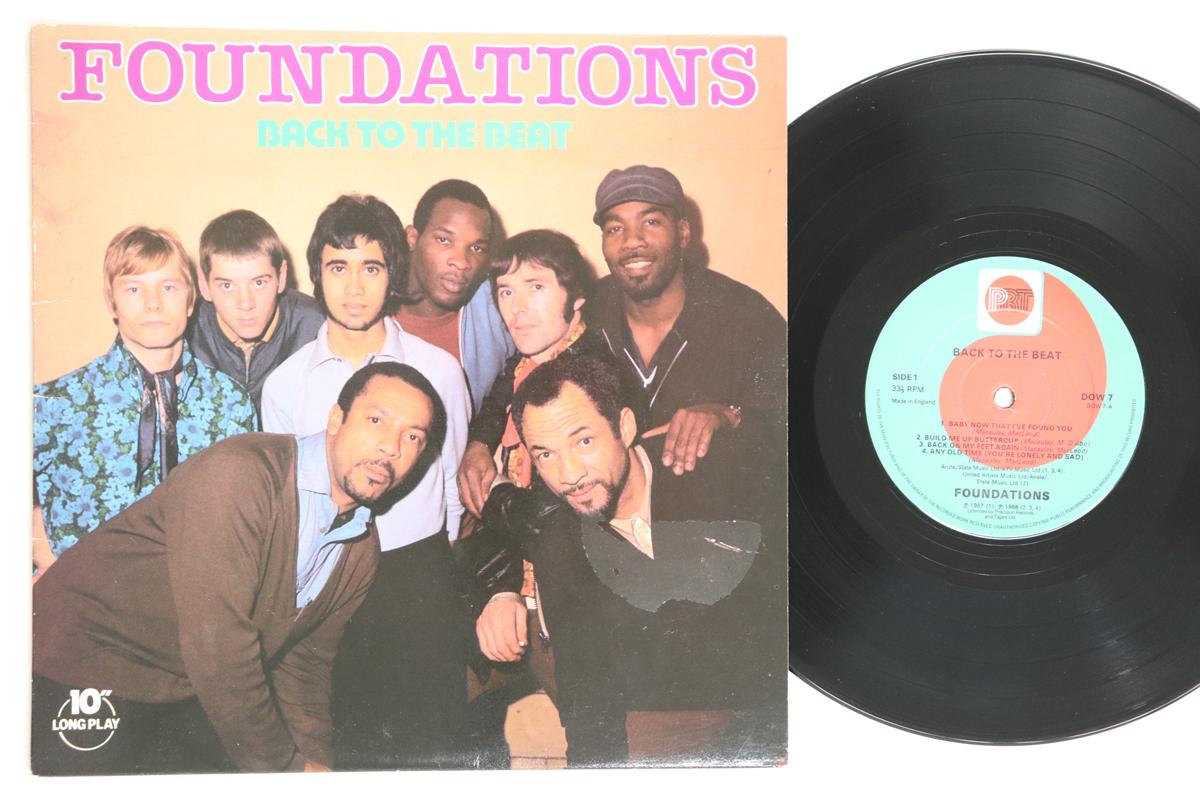 

10inch Record FOUNDATIONS - Back To The Beat DOW7 PRT 1983 UK Soul/Funk Used