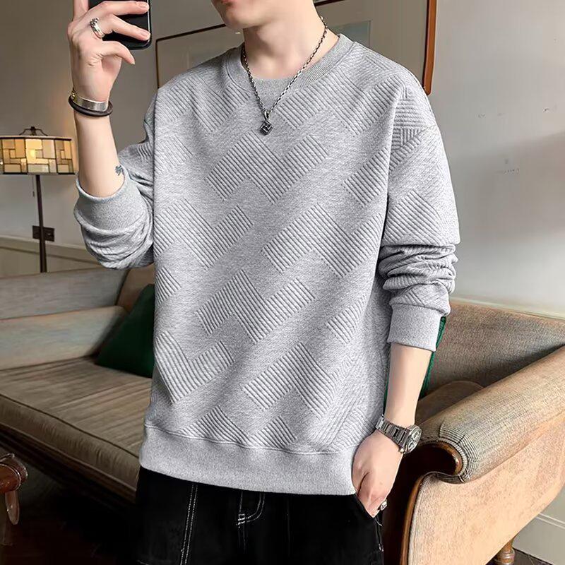2026 New Autumn Retro Solid Color Loose Fit Versatile Casual Jacket Trendy American Men's Hoodie