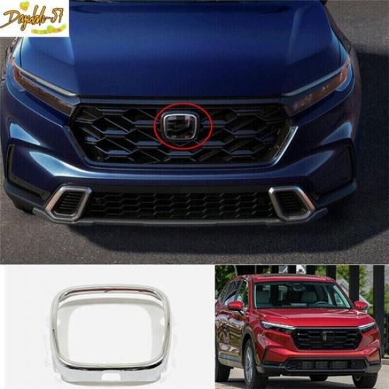 Chrome Front  Emblem Frame Cover Trim For Honda CR-V CRV -2025 New