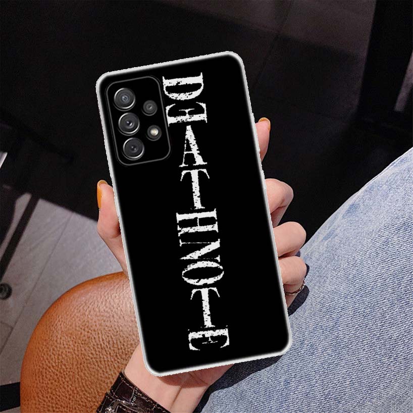 

Аниме Death Note Ryuk чехол для телефона для Samsung Galaxy A53 A52 A73 A72 A12 5G A13 A22 A23 A32 A33 A02S A03S A42 A43 A50S Coqu Samsung A52
