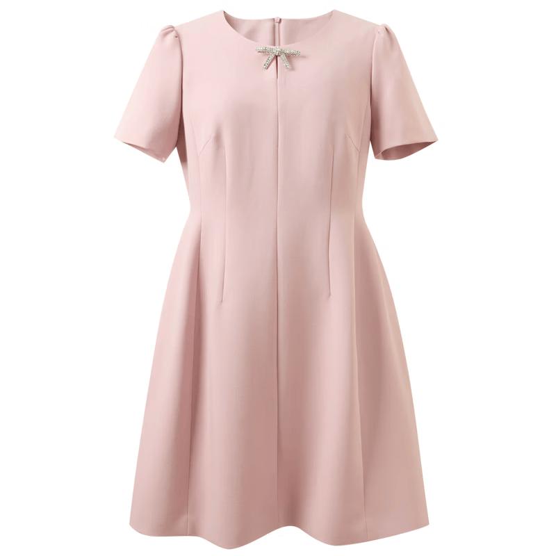 Abito midi estivo a trapezio taglie forti da donna Sancai Ruochao