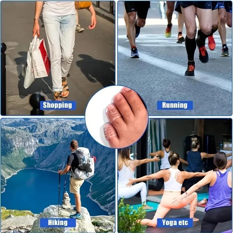 50Pcs Silicone Finger And Toe Protectors Breathable Gel Finger Caps Odorless Finger And Toe Covers For Men And Women Anti-friction Finger Tubes