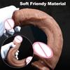 Spuer Größere Realistische Dildos Silikonschicht Penis mit Saugfuß Erwachsene Sexy Spielzeuge für Frau Mann Vagina Analmassage Stimulator