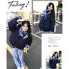 Winter Double-layer Collar Fake Two-piece Cotton Jacket, Women's Versatile Patchwork, Student Loose Warm Jacket