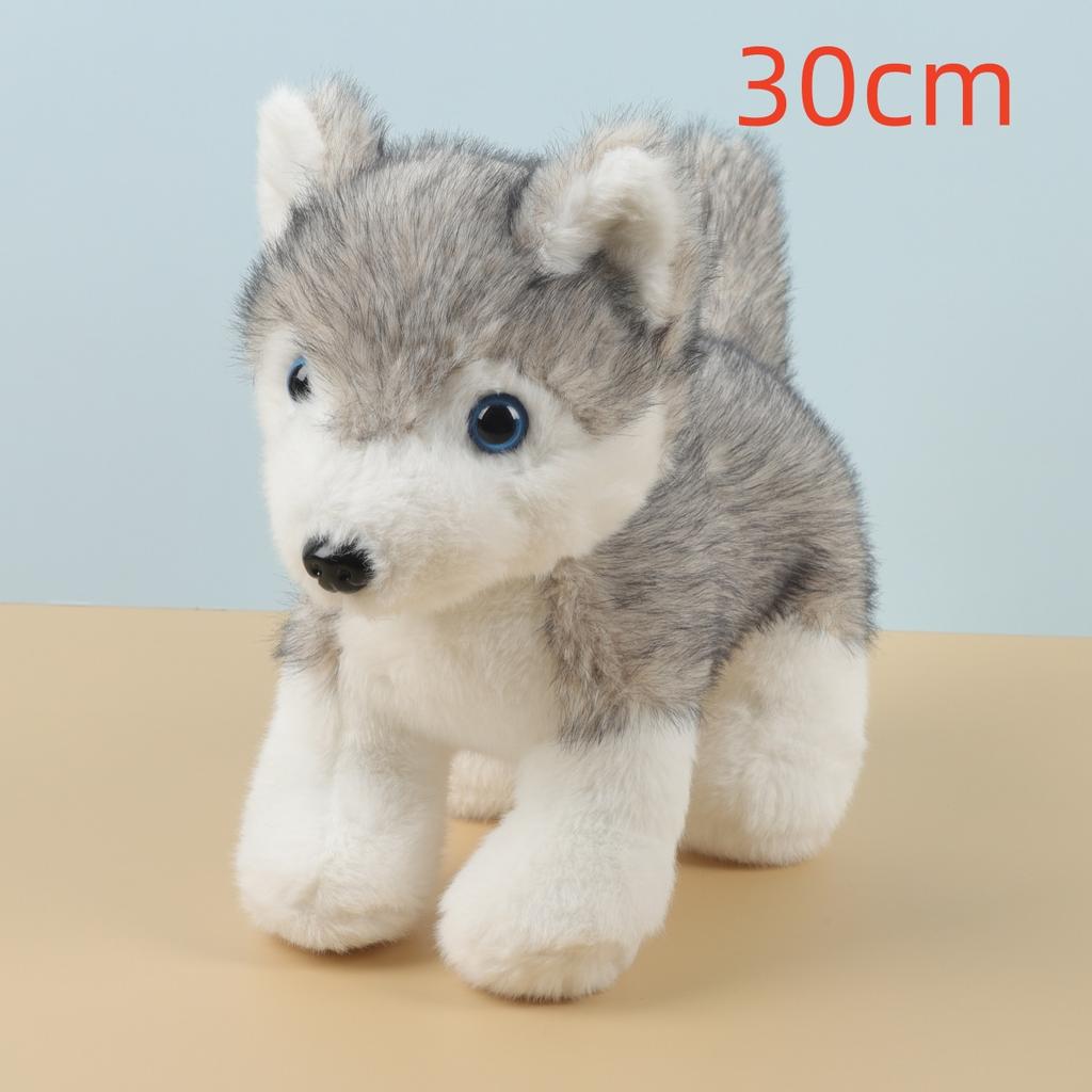 Simulation Kawaii Husky Doll Plush Toy Handmade Doll Cartoon Anime Cute Pillow Cushion Decoration Children's Christmas Gift