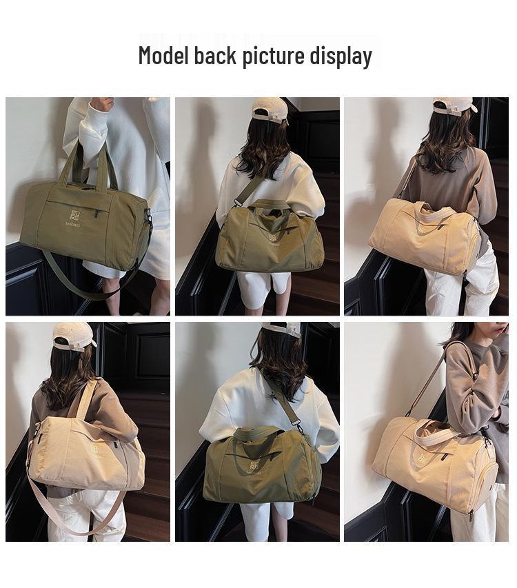 Geantă de călătorie ușoară pentru yoga și sală cu compartiment umed/uscat - Bagaj de mână unisex