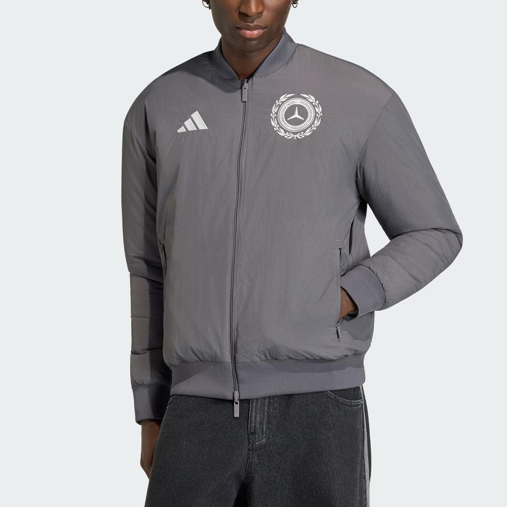 Adidas Mercedes - Amg Formula 1 Team Silver Series Reversible Warm Cotton Jacket Men Jacket KR3572