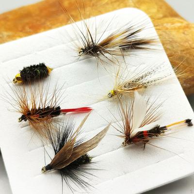 6x Fly Fishing Lures Kit Tackle Accessories Hooks for Saltwater
