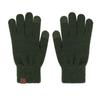 Knitted Gloves For Warm Outdoor Use, Solid Color With Fleece And Windproof Yarn Gloves For Cycling