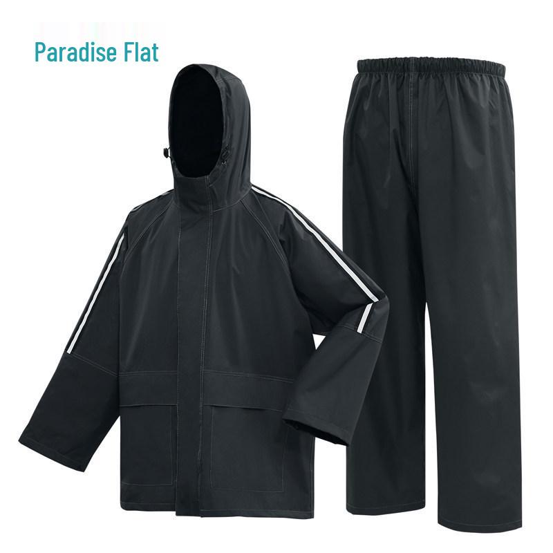 

Men s and Women s Full Body Raincoat & Pants Set for Cycling, Electric Scooter, Food Delivery – Long, Waterproof, Heavy Rain Protection, Summer. XXL серый