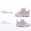 Childrens Red Flame Wear-Resistant Breathable Low-Top Running Shoes Kids Running Shoes Pink 322419913-4