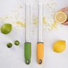 Stainless Steel Cheese Grater Multi-Purpose Kitchen Peeler Rust-Proof Lemon Zester Grater Ergonomic Handle Peeler for Kitchen Use