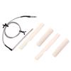 Rod Piezo Pickup & 2 Sets Saddle Nut for Acoustic Cigar Box Guitar EQ