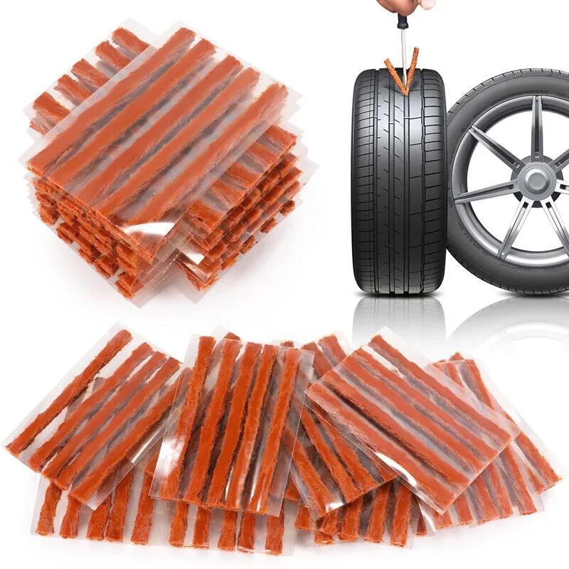 50 STÜCKE Auto Motorrad Reifen Reparatur Streifen Tubeless Dichtung Streifen Reifen Punktion Gummi Streifen Stecker Auto Fahrrad Reifen Reparatur Zubehör