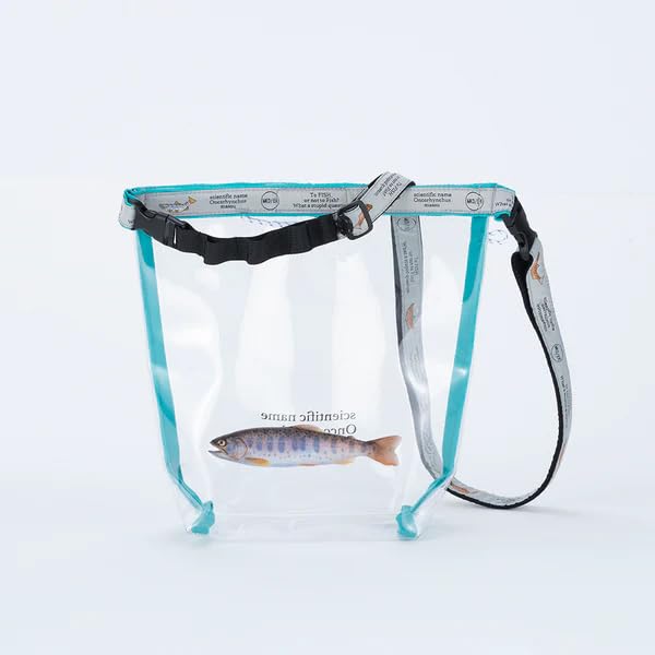 Weekender To Fish Rolltop Shoulder Clear Perfect for River and Outdoor YAMAME Bag, Roll-Top, Small, Fishing, Summer, Activities,