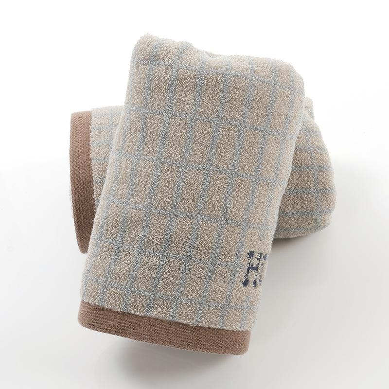 Striped Monogrammed Cotton Towel Pony Pattern Cartoon Absorbent Color Woven Bathroom Towel