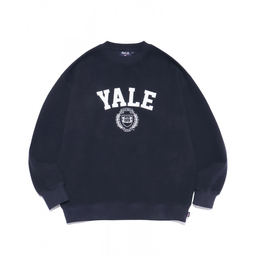 

YALE ARCH EMBLEM CREWNECK NAVY