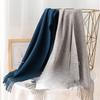 New Scarf Women's Autumn and Winter Cashmere High End Scarf Solid Color Couple Air Conditioning Scarf Warm Shawl