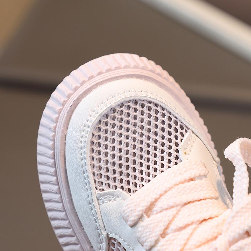 Kids Casual Sneakers 2025 Summer Non-slip Thick Bottom Toddler Mesh Hollowed-out Training Shoes Boys Girls School Comfort Wear