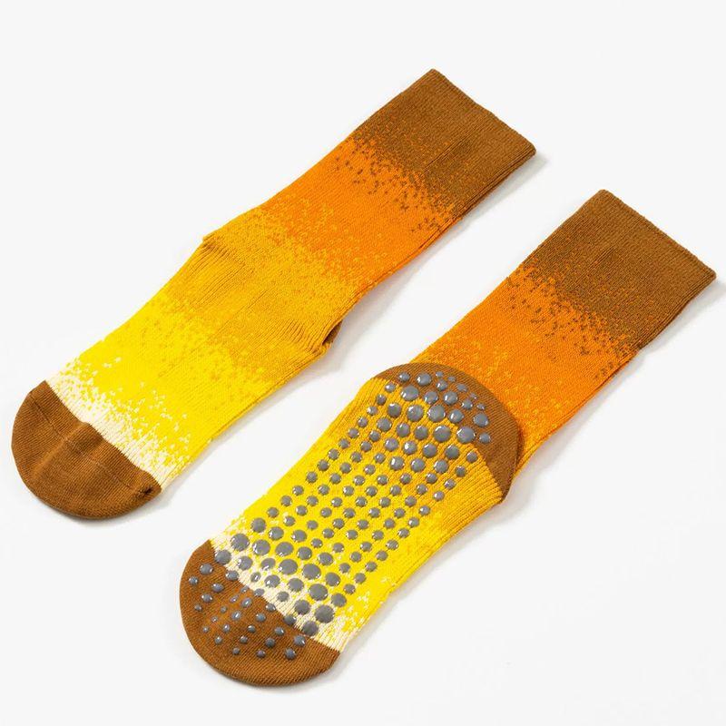 

Носки для йоги Нескользящие Профессиональные Женские Гольфы до Колена Носки для Фитнес-Зала для Занятий в Помещении Взрослые Нескользящие Носки для Йоги Носки для Пилатеса Chrome Yellow