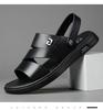 2024 Summer Men's Genuine Leather Two-Way Casual Beach Sandals Soft Cowhide