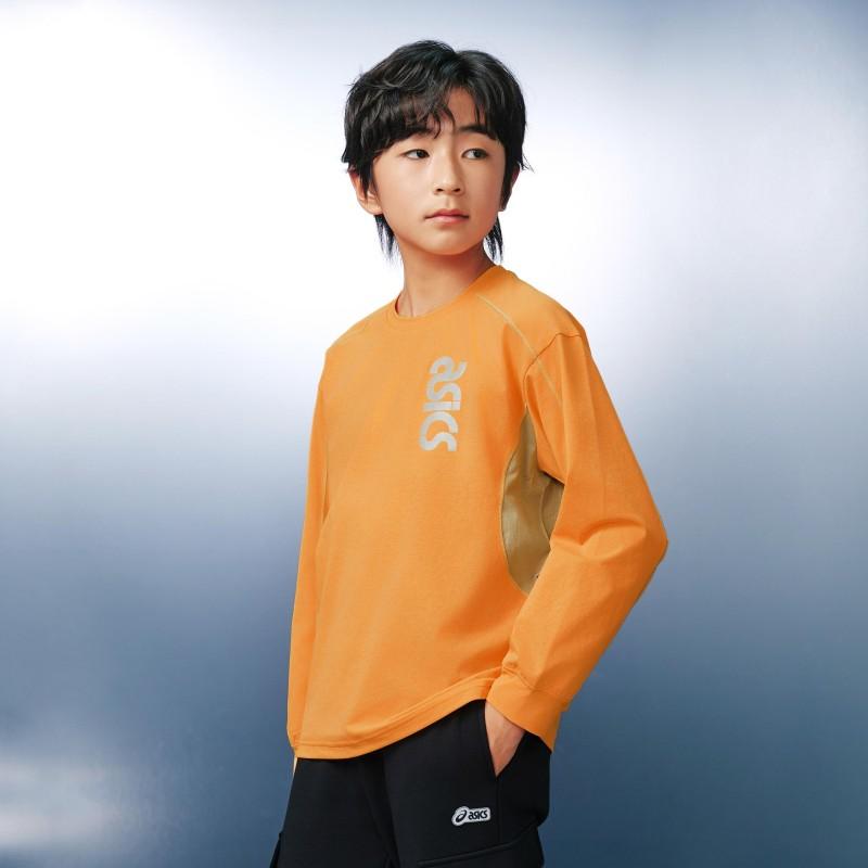 Kids' ASICS Kids T-Shirts Crew Neck Moderate