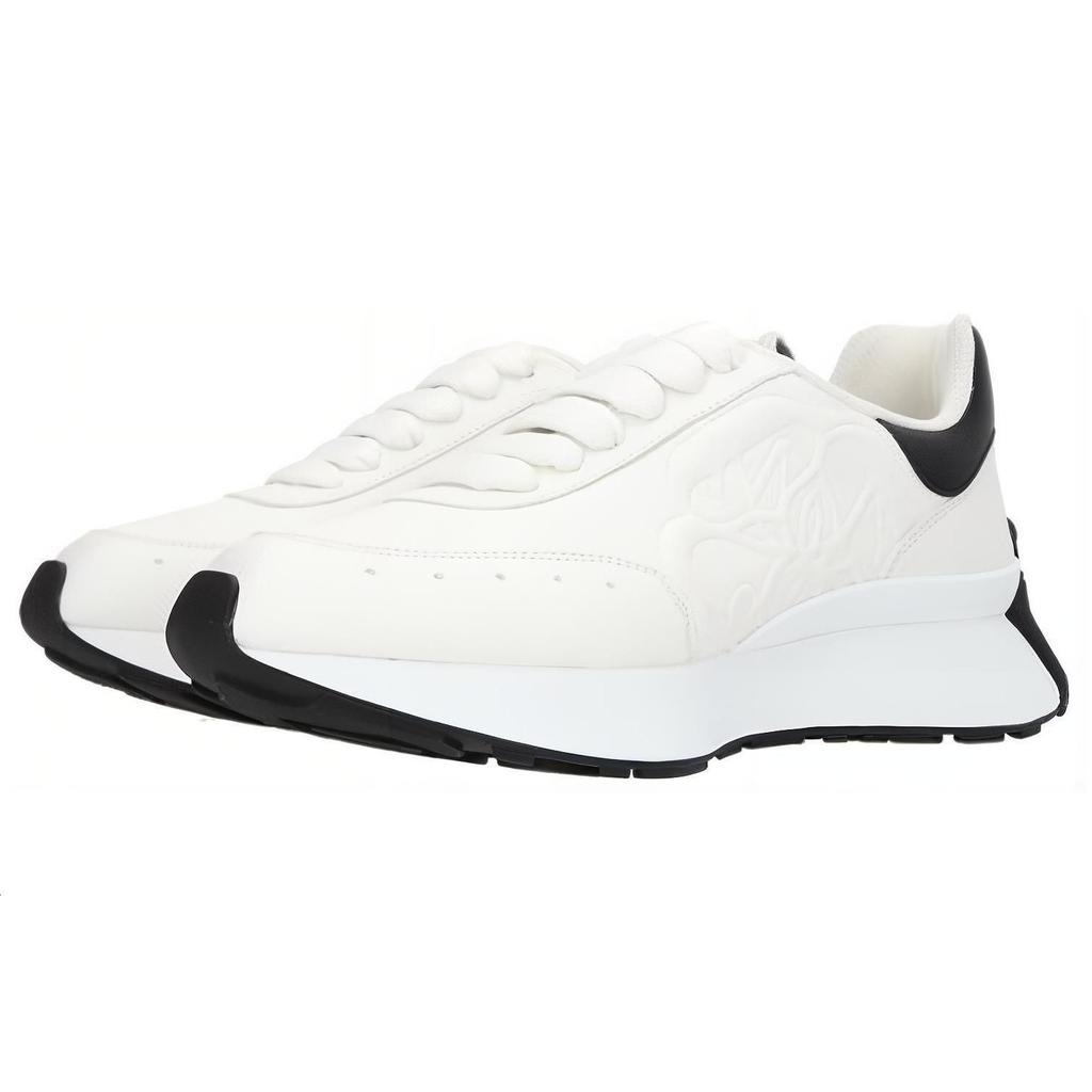 Alexander McQueen Sprint Runner 'White Black' Women's 687995WIC939061