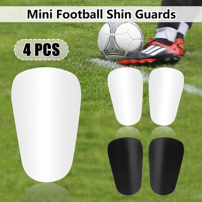 4 Pcs Super Mini Soccer Leg Guards Comfortable Small Soccer Leg Guards Protective Gear Soccer Training Gear Soccer Player Gear