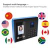 Intelligent Face Recognition Attendance Machine Fingerprint & Password Verification Employee Clock-in Recorder