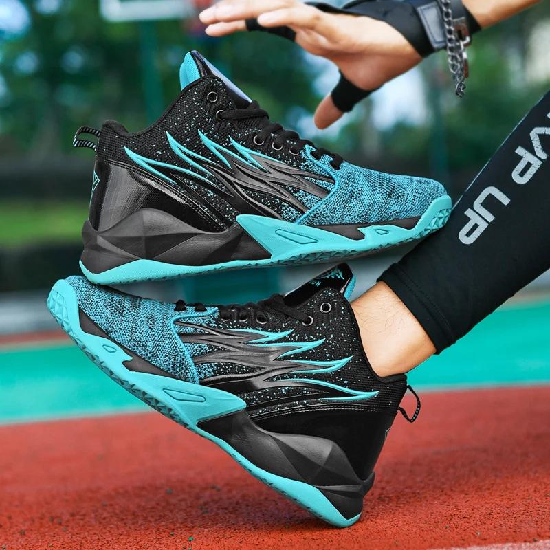 Fashion New Men Basketball Shoes Non-Slip Free Shipping Breathable Original Training Sports Male Comfortable Basketball Sneakers Shoes