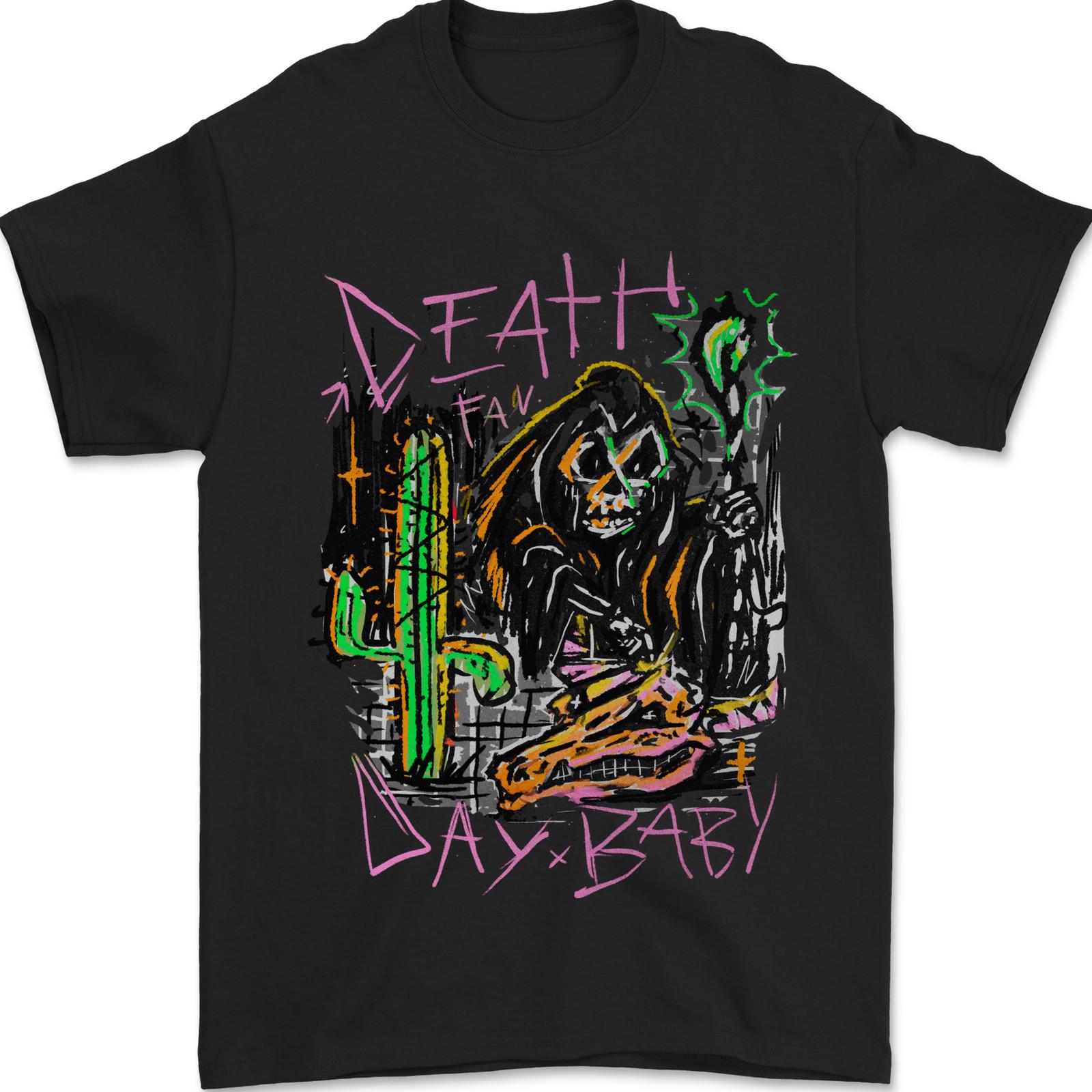 Death Day Halloween Grim Reaper Mens T-Shirt Cotton M