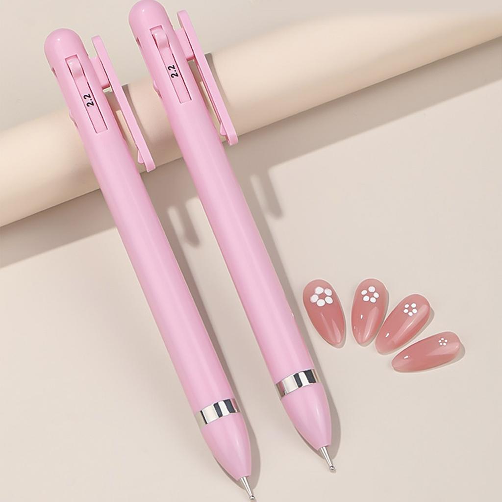 4 in 1 Nailart-Stift, Nagelpunkt-Punktierstift, Nailart-Punktierwerkzeug, Nagelbohrstift, Maniküre-Punktierwerkzeug, Manikürezubehör