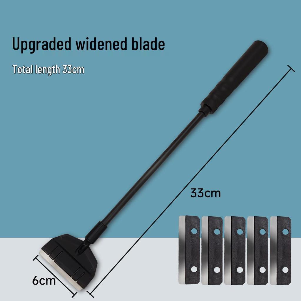 Wide Algae Scraper for Fish Tanks and Aquariums - Long Handle Blade for Algae and Moss Removal.