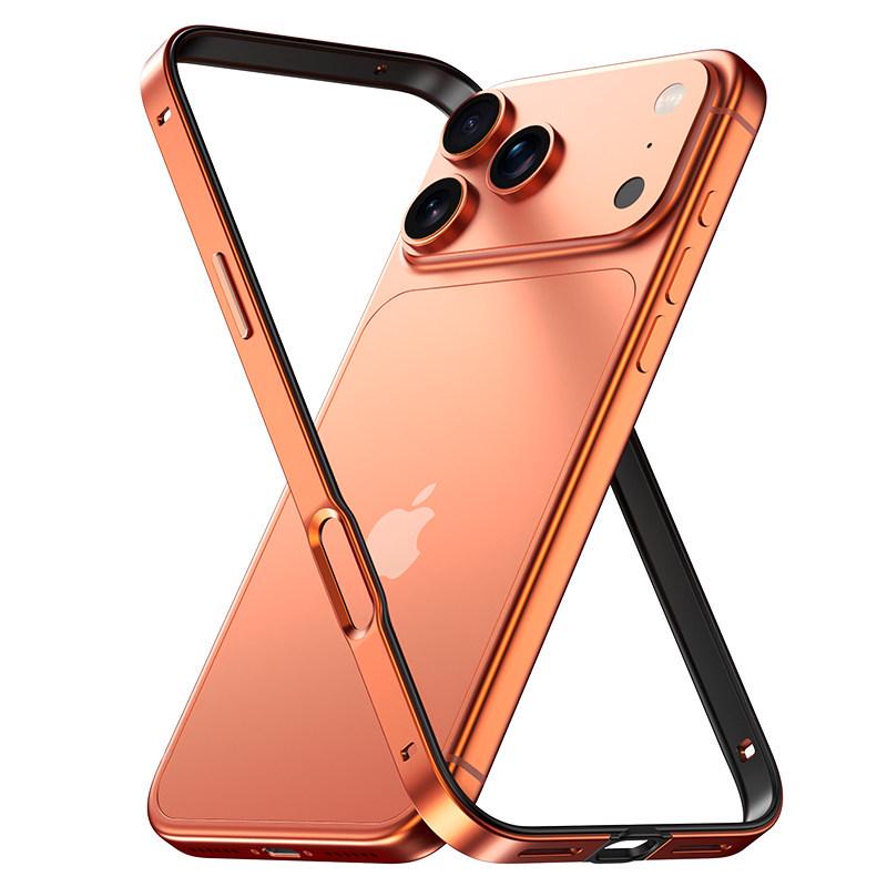 iPhone 16 Pro Max & 15 Plus Aluminum Alloy Metal Frame Case