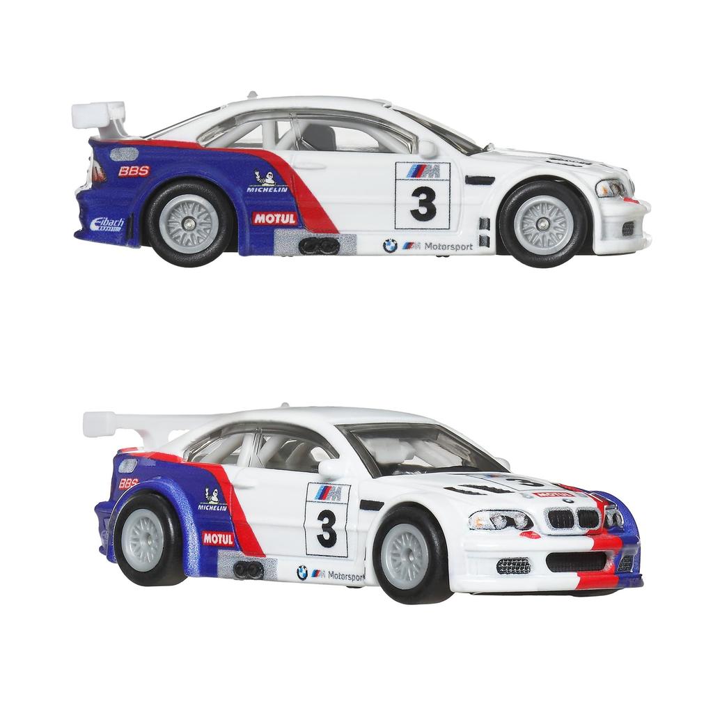 Hot Wheels Premium BMW 320 Group BMW M3 GTR Vehicle Ages JBK99 2-Pack 5/2001 Toy, 3+, Multi-Purpose,