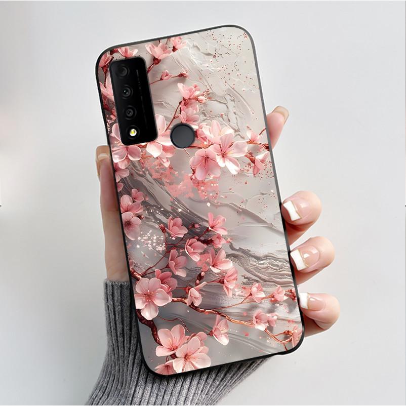 Case For TCL 30V 5G T781S Fundas TCL 30 XL T701DL Capa Soft Silicone Black Shell TCL 30 XE 5G Cover Cute Printing Pattern Casing