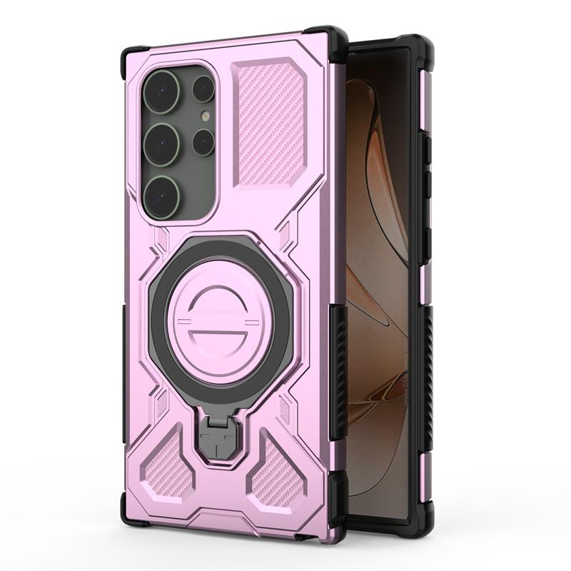 

Magnetic Armor Case For Samsung Galaxy S24 Ultra Cases Samsung Galaxy S24 Ultra 5G Cover Magsafe Wireless Charging Phone Cover Galaxy S24 Ultra