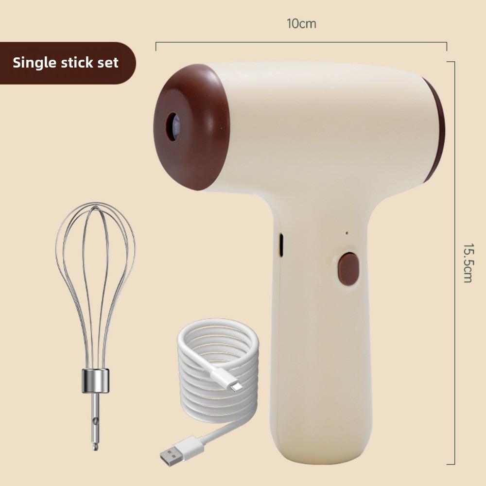 Wireless Electric Egg Beater Household Mini Cream Automatic Beater Baking Handheld Charged Mixing Machine