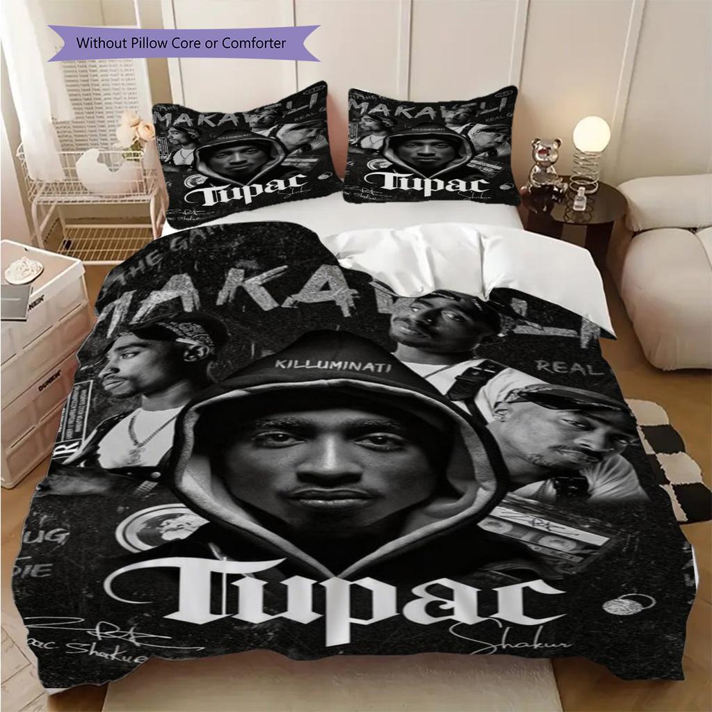 Rise Icon Tupac'S Legacy Bedding 1 Duvet Cover 2 Pillowcase Without Core Bedding Set Duvet Cover And Pillowcase Soft And Comfortable