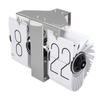 Automatic Flip Clock 12H Quiet Vintage Single Sided Flip Desk Clock for Living Room Bedroom Study Commercial Space
