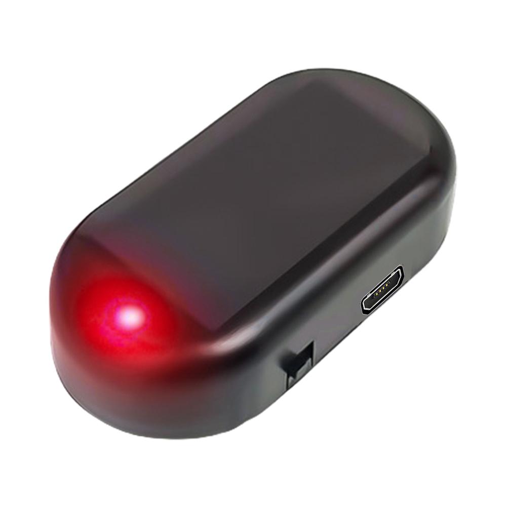 

Car Fake Security Light Solar Powered Universal Warning LED Light Alarm Lamp Anti-Theft Caution Strobe Signal Security System