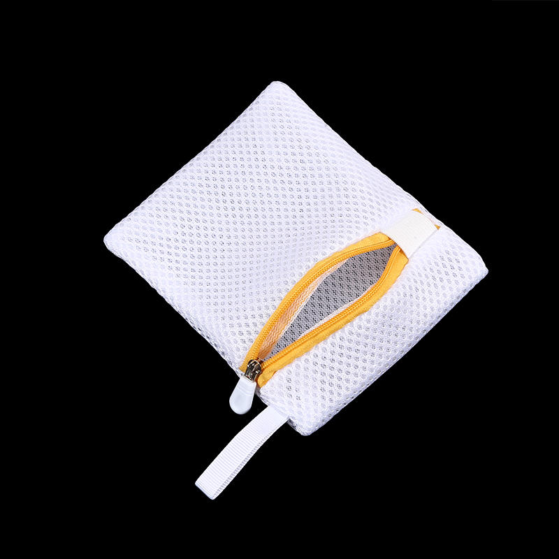 1PC Portable Zipper Laundry Bags for Delicates Breathable Anti Sticking Mesh Washing Pouch for Laundry Machine Underwear Socks Clothing Protection