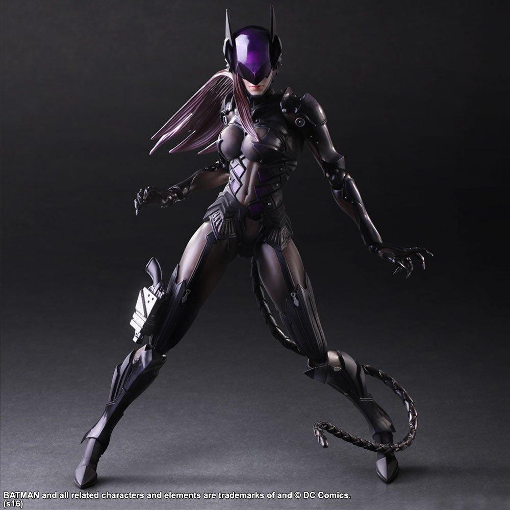 DC Comics WARIANT PLAY ARTS Kai ZAPROJEKTOWANY PRZEZ TETSUYA NOMURA Kobieta Kot PVC malowana figurka akcji [Używana]