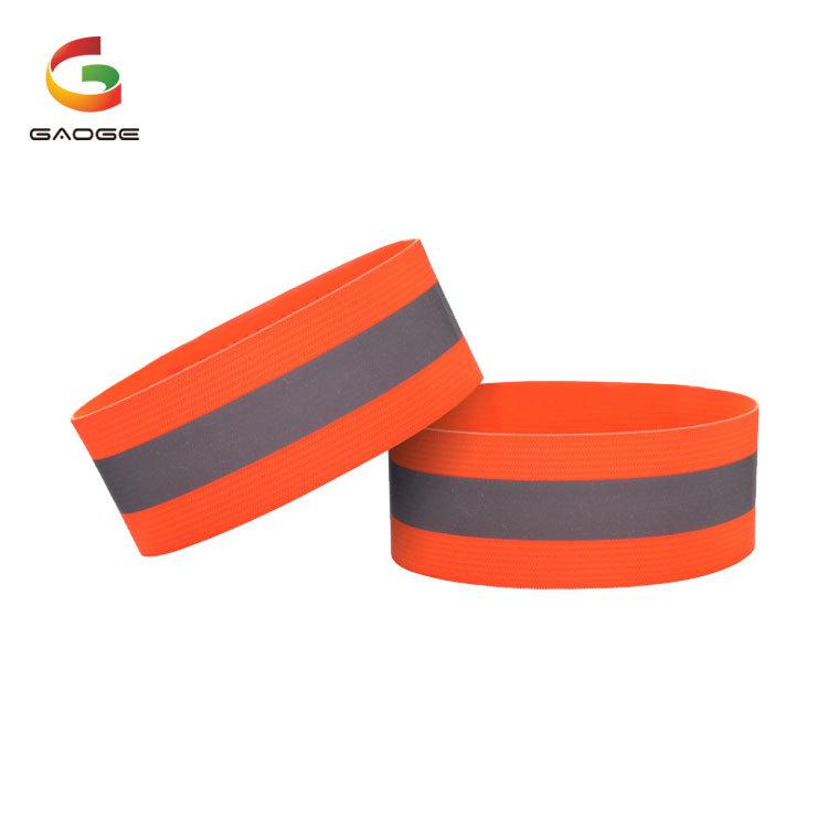 "Reflective Safety Wristband and Armband for Night Running and Cycling - Elastic Vest" 
