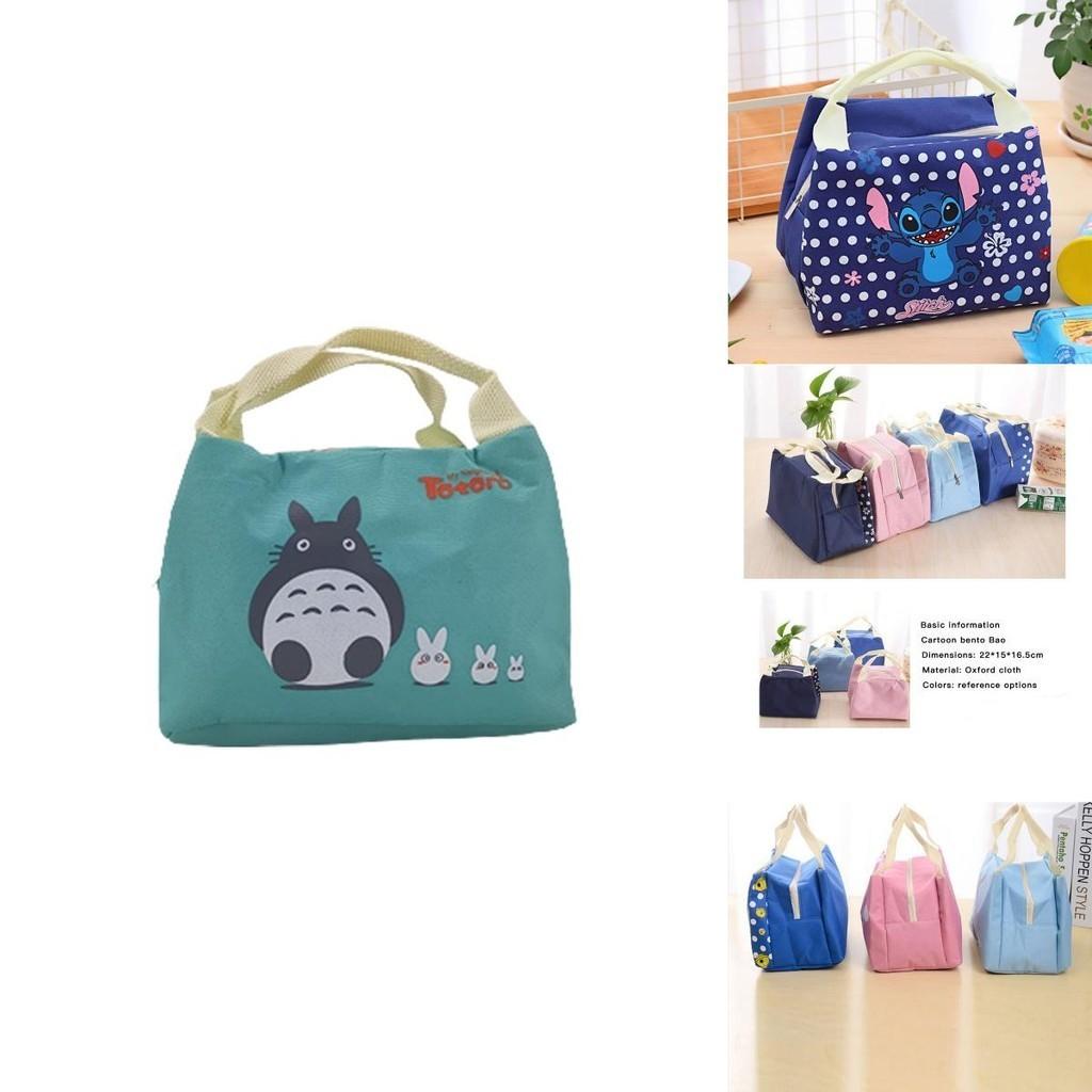 Doraemon Totoro Stitch Waterproof Cute Lunch Bag With Large Capacity