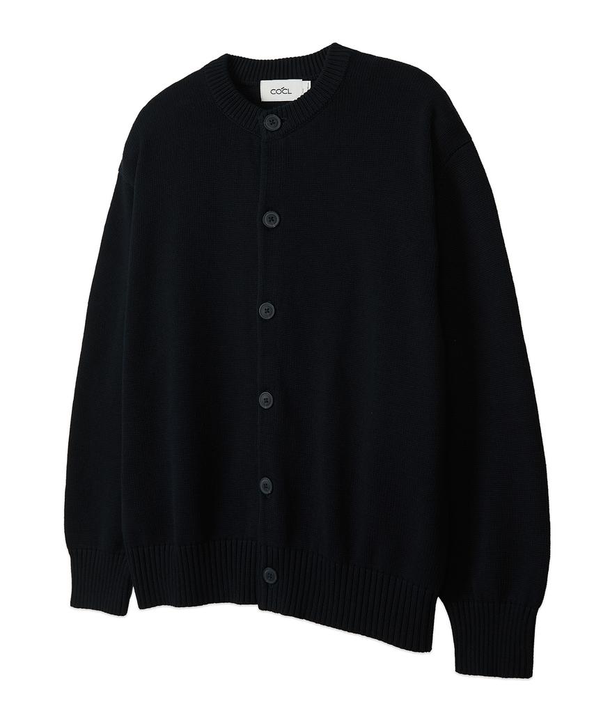 Costume O’Clock Soft Basic Round Cardigan Black Cooscd020Black