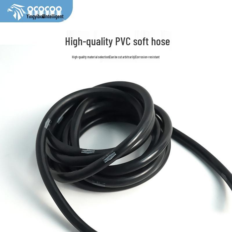 Yingbo N8N6 Schwarzer PVC-Wasserkühlungsschlauch für Hochtemperatur- & Korrosionsbeständige Industrielle Computerkühlung