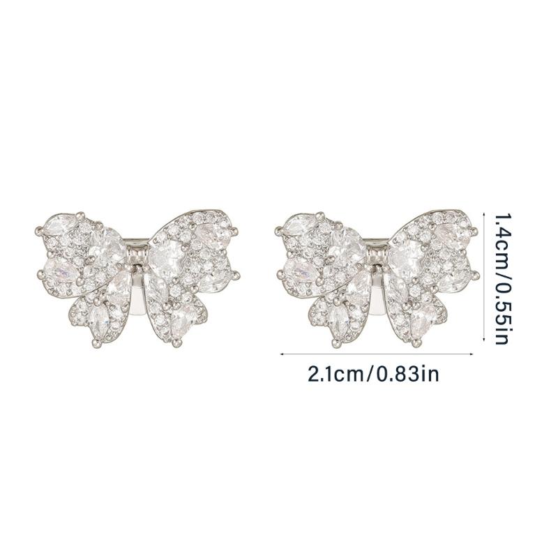 Pack of 2 Butterfly Ear Clip for Freeclip 1/2 Earbud Clip On Charm Stable Comfort Fit Enhanced Stability on Earphones
